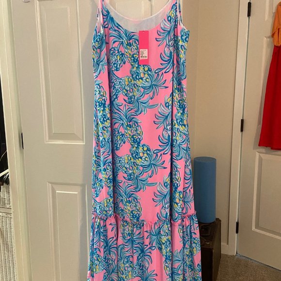 Lilly Pulitzer Dresses & Skirts - NWT Winni Midi Dress In Pelican Pink Beat The Heat